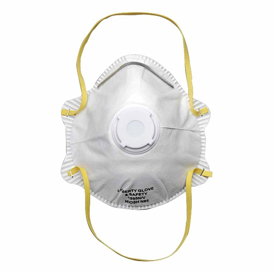 N95 respirator with valve