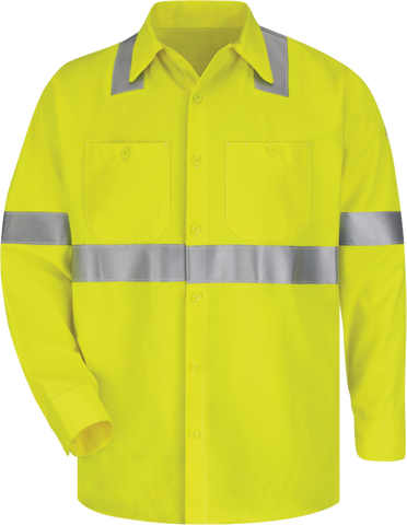 FR HI VIZ WORKSHIRT