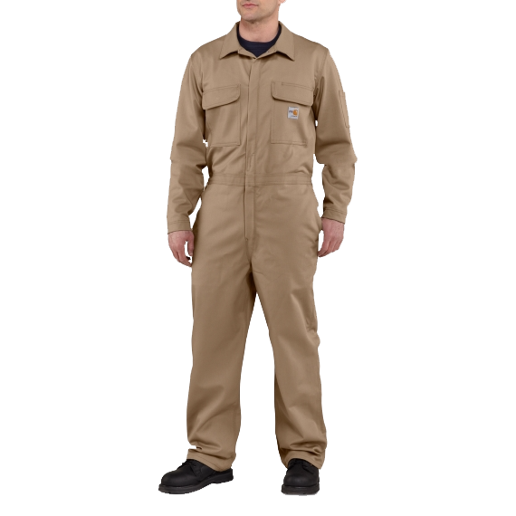 Carhartt® Flame-Resistant Traditional Twill Coverall, Dark Navy 46T