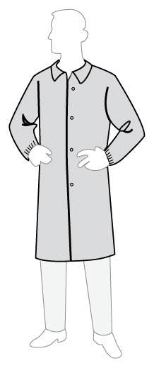 Polygard™ medium weight lab coat