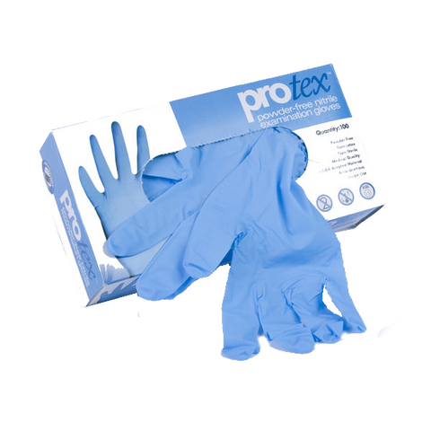 Protex 8 Mil Nitrile Blue Exam Gloves - P4-8000