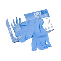 Protex 4 Mil Nitrile Blue Exam Gloves - P4-6300