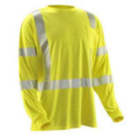 Red Kap Hi-Visibility Long Sleeve T-Shirt - SYK2HV
